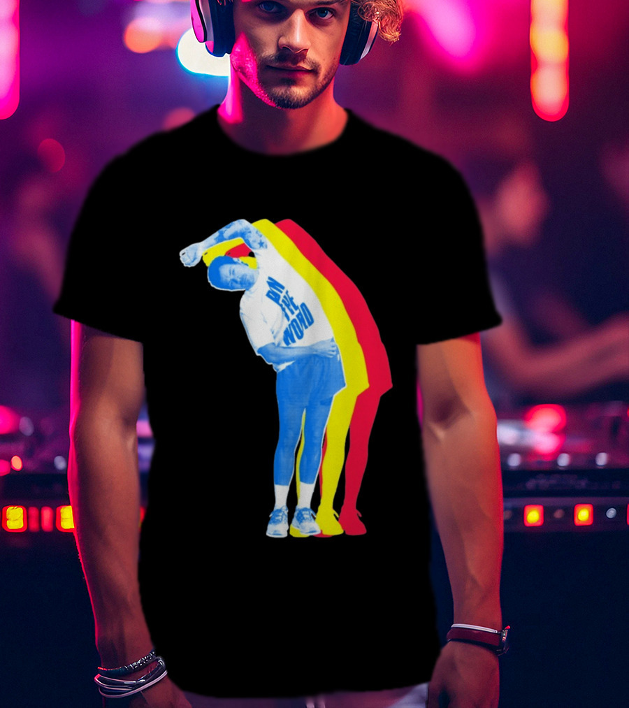 BNLDFWD Stretch Harry Retro Colorful Fitness Vibes T-Shirt