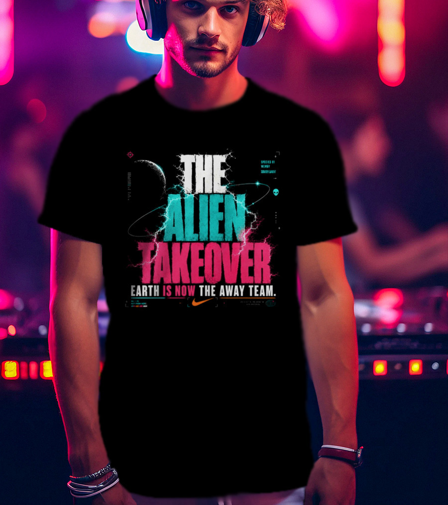 Victor Wembanyama NBA Nike The Alien Takeover Earth Is Now The Away Team T-Shirt