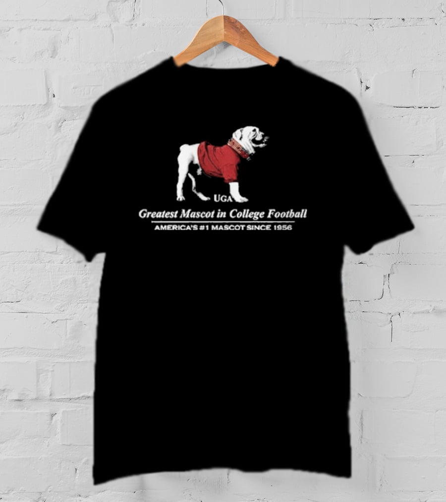 UGA Georgia Bulldogs Greatest Mascot In College Football Since 1956 T-Shirt