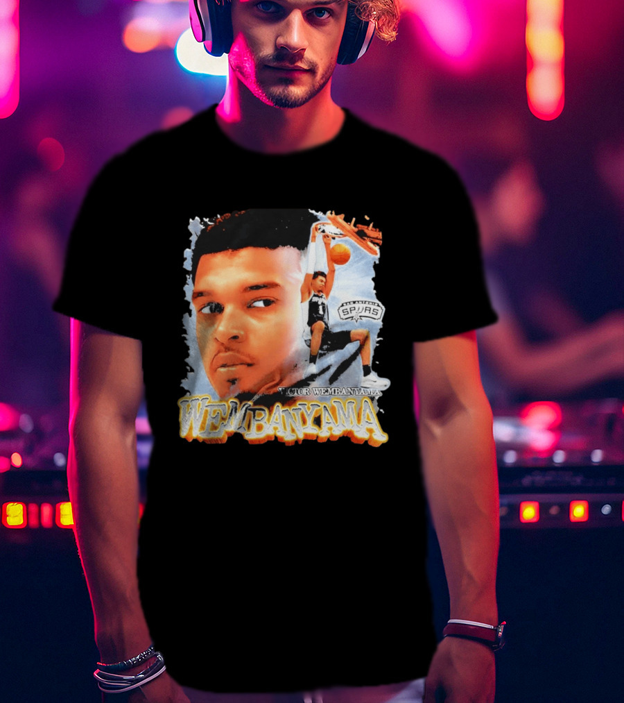 Victor Wembanyama San Antonio Spurs Basketball 2026 T-Shirt