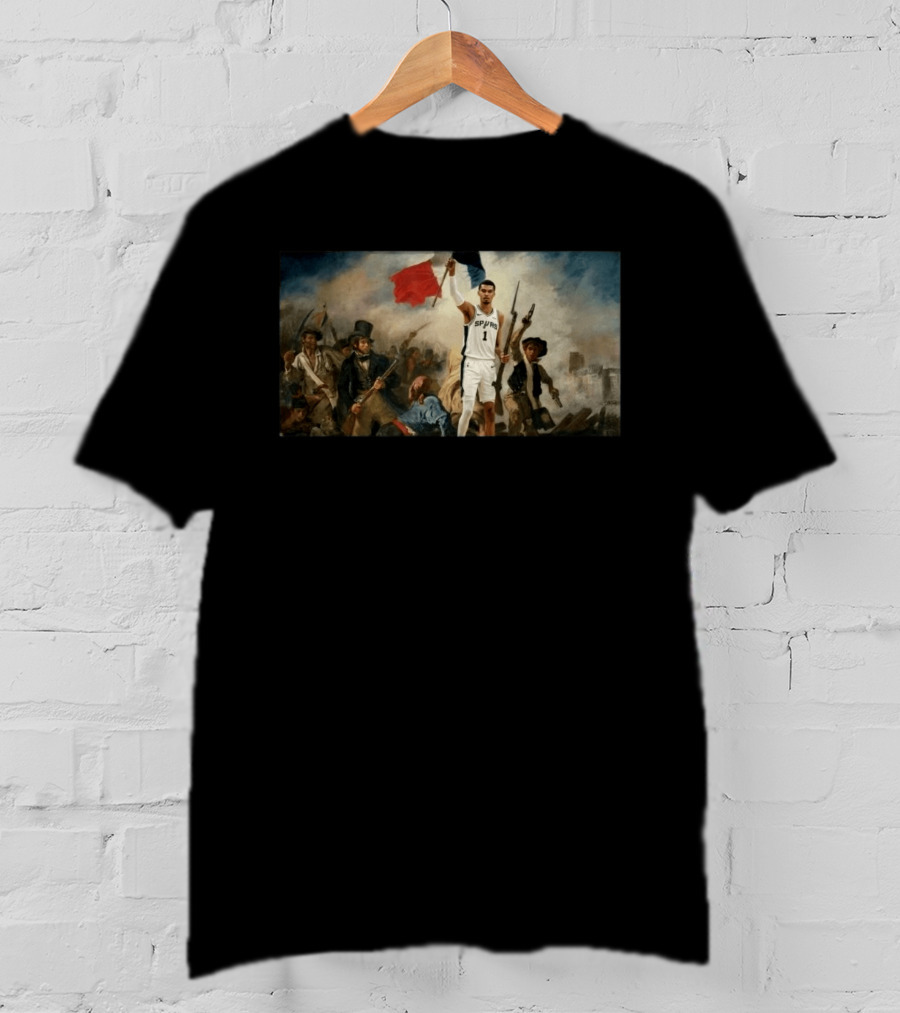 Victor Wembanyama Spurs Liberty Leading The People T-Shirt
