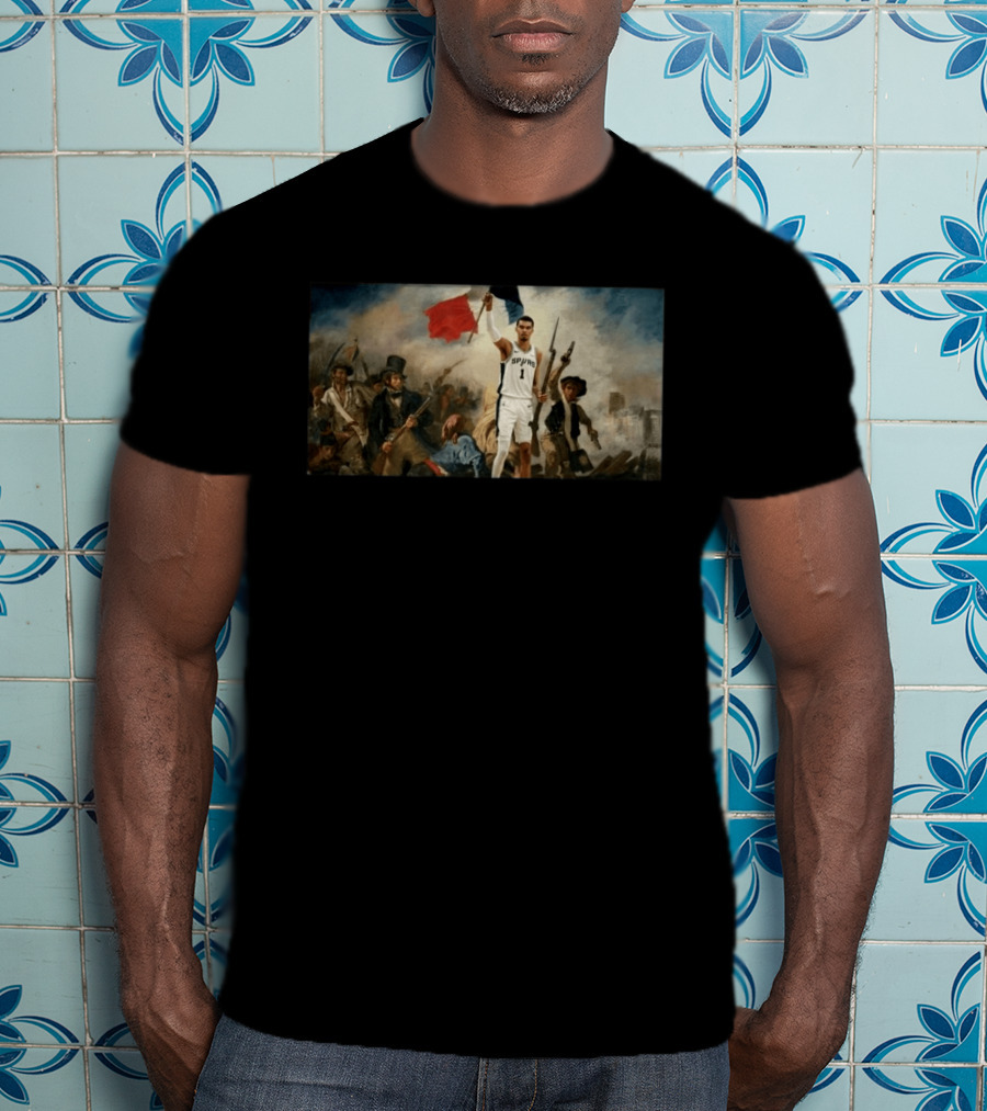Victor Wembanyama Spurs Liberty Leading The People T-Shirt