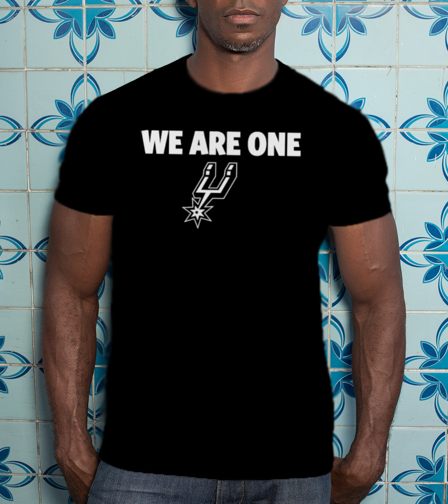 We Are One San Antonio Spurs Unity T-Shirt