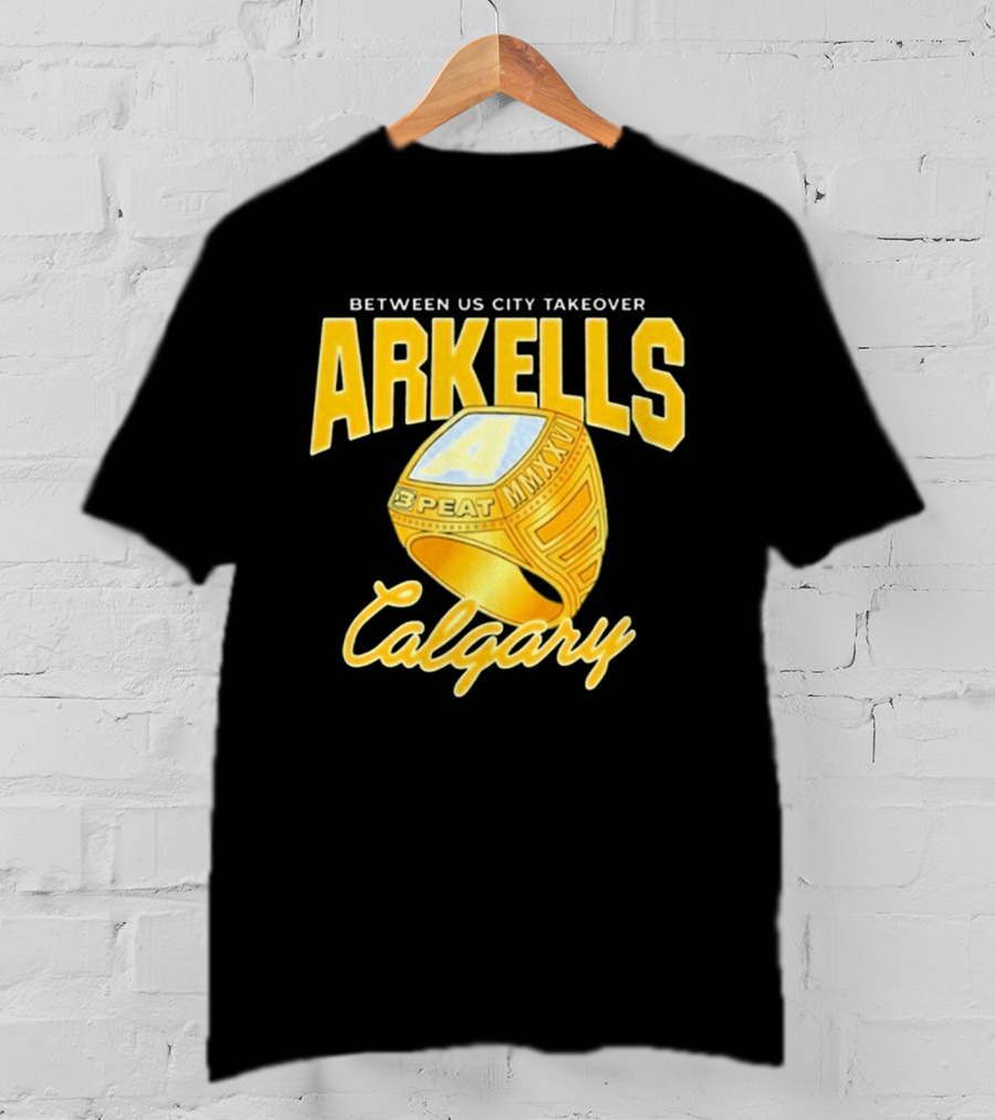 Arkells Between Us City Takeover 3 Peat Calgary T-Shirt