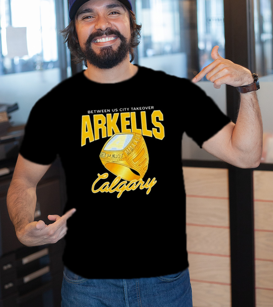 Arkells Between Us City Takeover 3 Peat Calgary T-Shirt