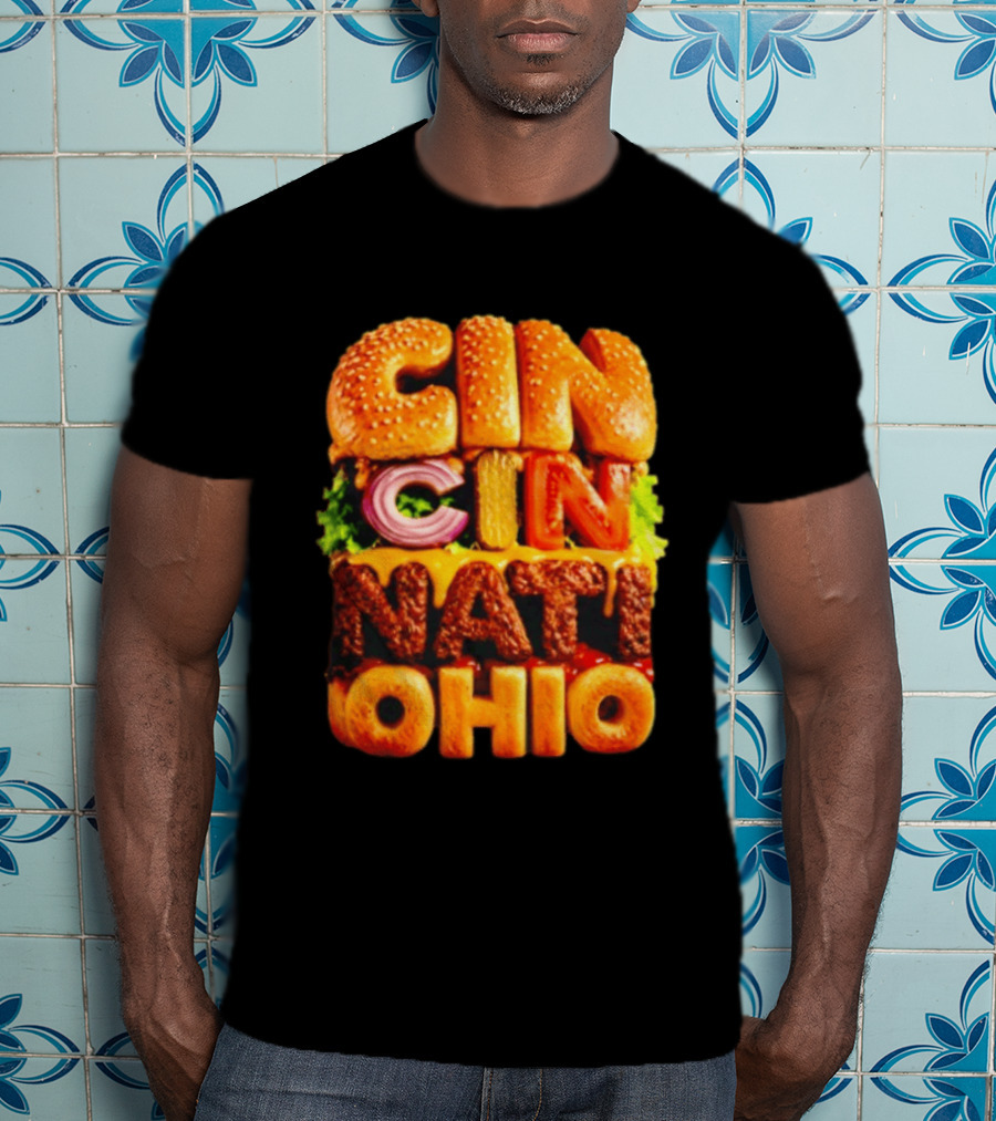 Cincinnati Burger Ohio Food T-Shirt