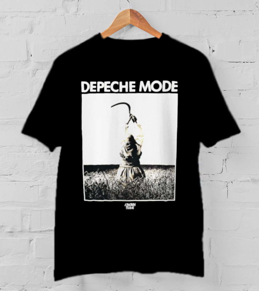 Depeche Mode A Broken Frame Album Wheat Field Scythe Image T-Shirt