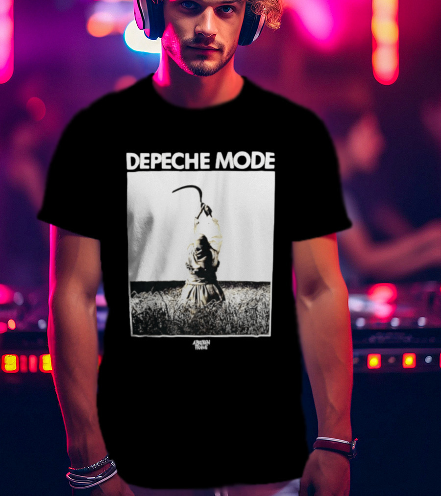Depeche Mode A Broken Frame Album Wheat Field Scythe Image T-Shirt