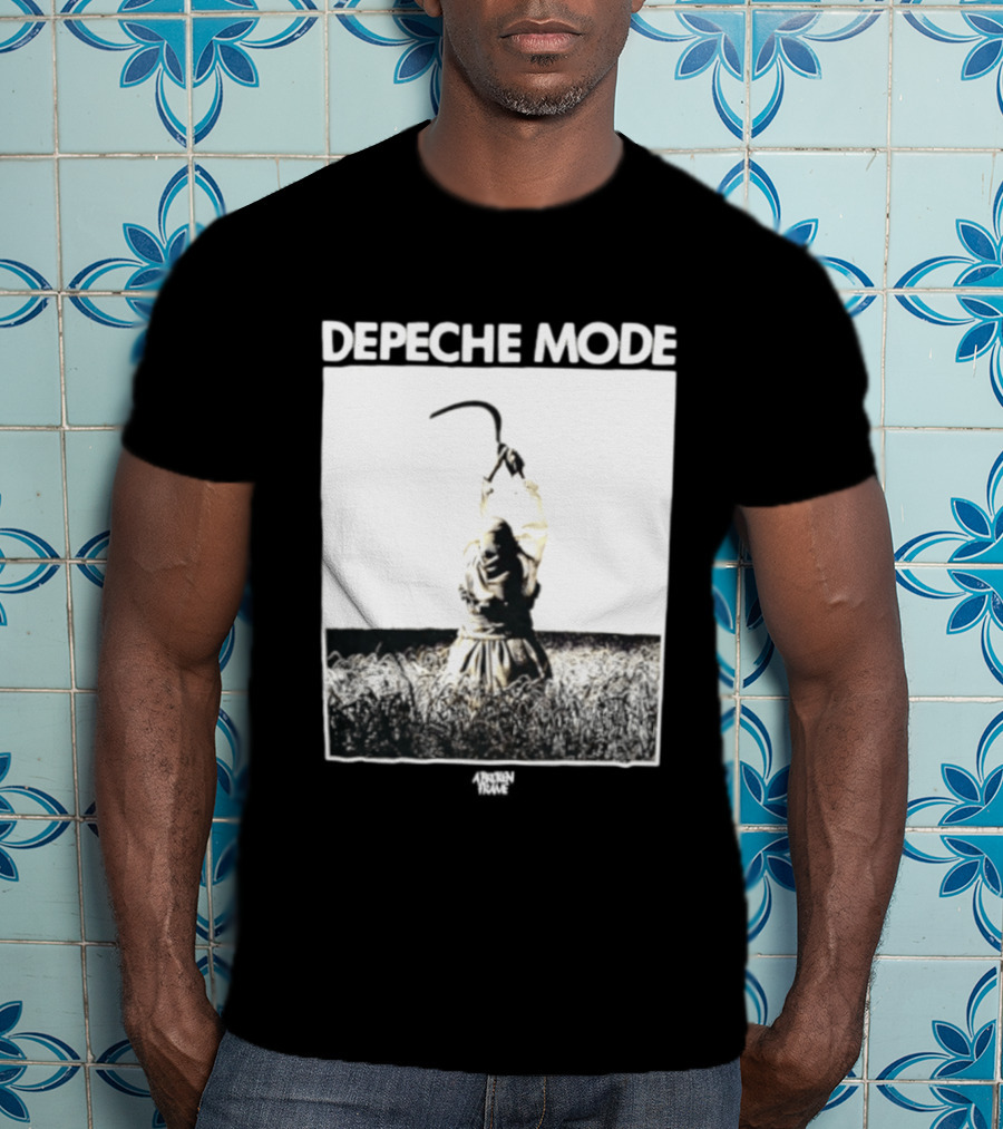Depeche Mode A Broken Frame Album Wheat Field Scythe Image T-Shirt