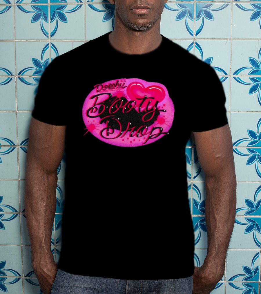 Doechii Booty Drop Heart Style Pink And Black Balloon T-Shirt