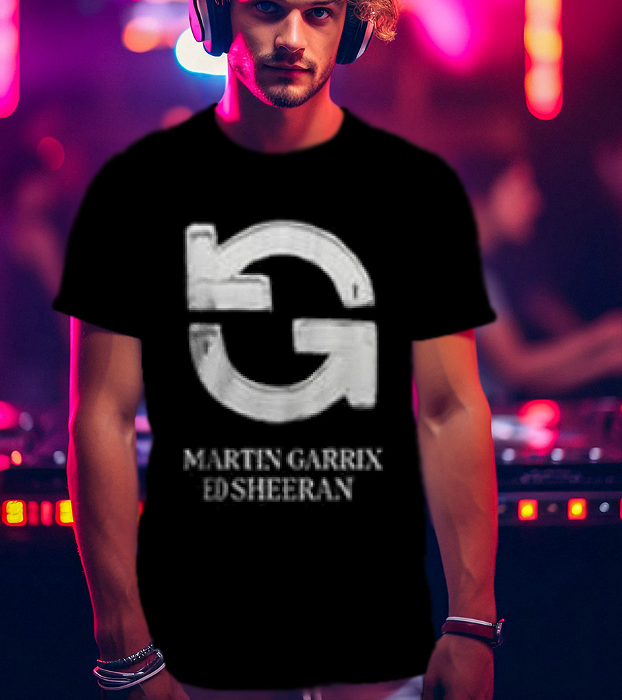 Martin Garrix Ed Sheeran Repeat It Black Edition 2026 Collaboration T-Shirt