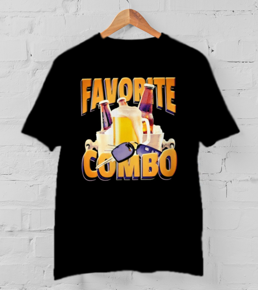 Favorite Combo Beer 90s Bootleg Bottles And T-Shirt