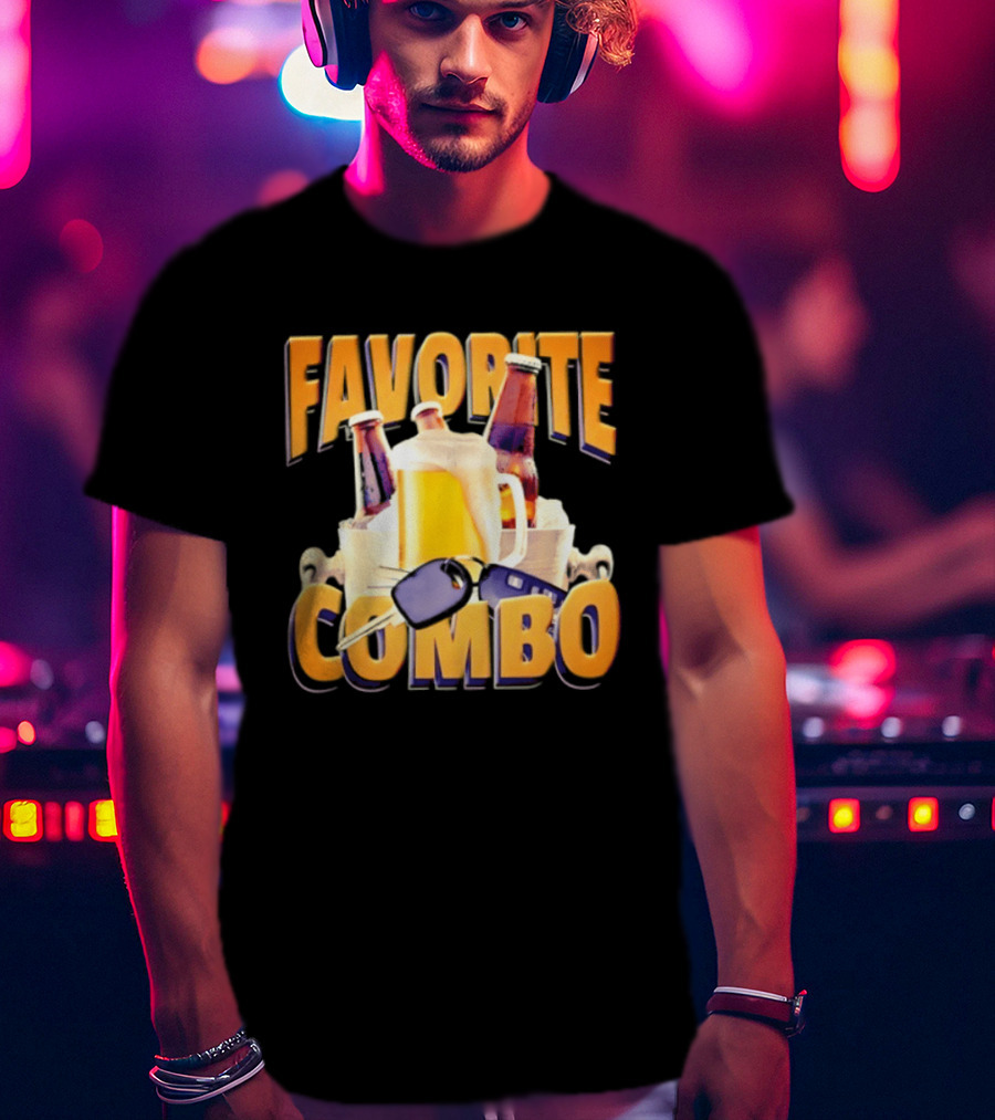 Favorite Combo Beer 90s Bootleg Bottles And T-Shirt