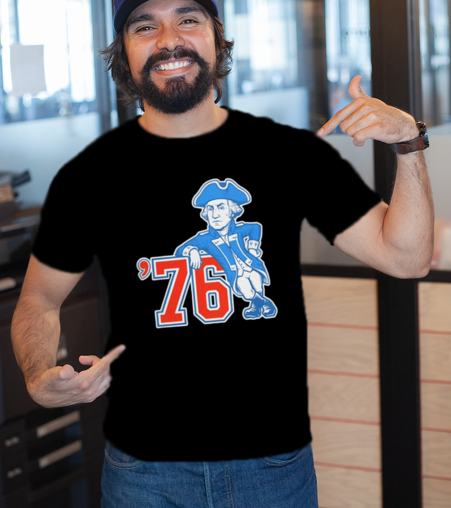 George Washington Bicentennial 1776 1976 Retro Style Patriot T-Shirt