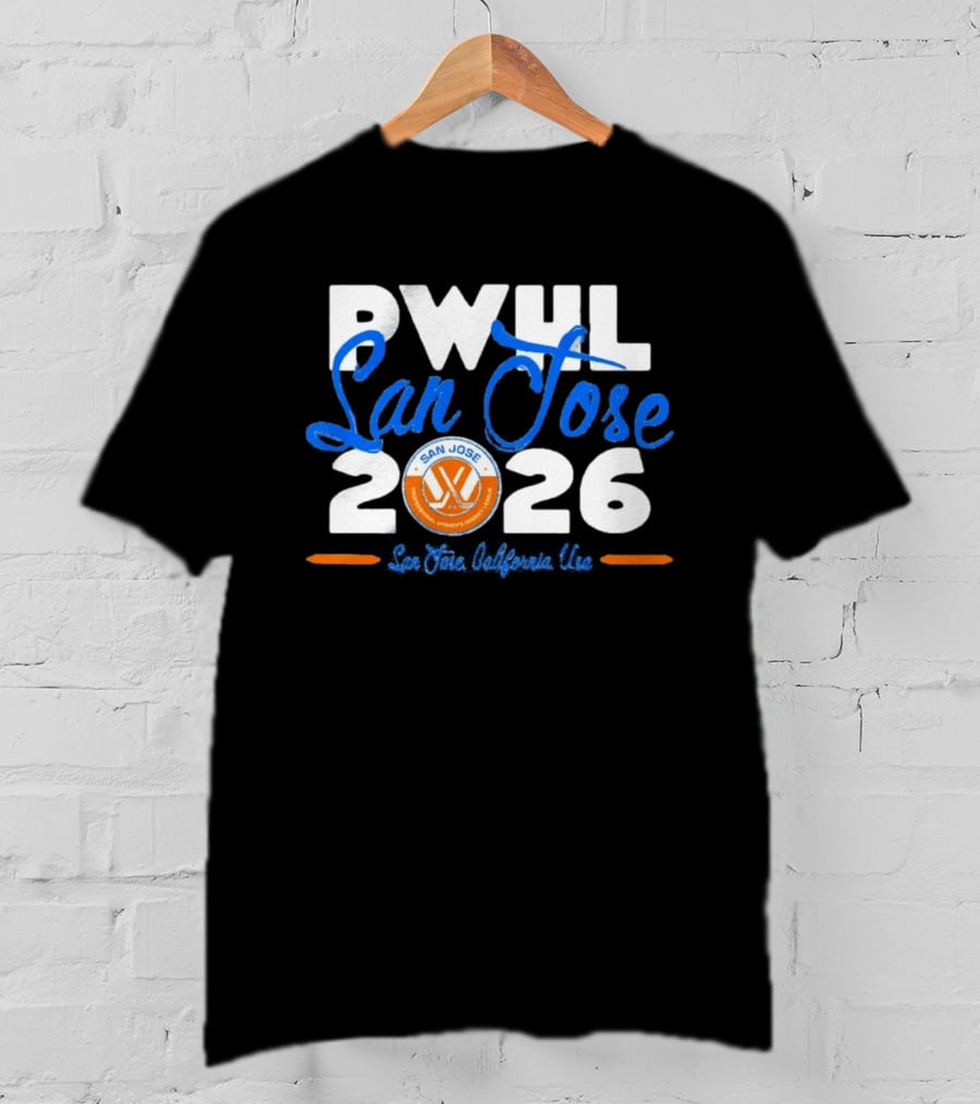 PWHL San Jose 2026 Professional Women's Hockey League California USA T-Shirt