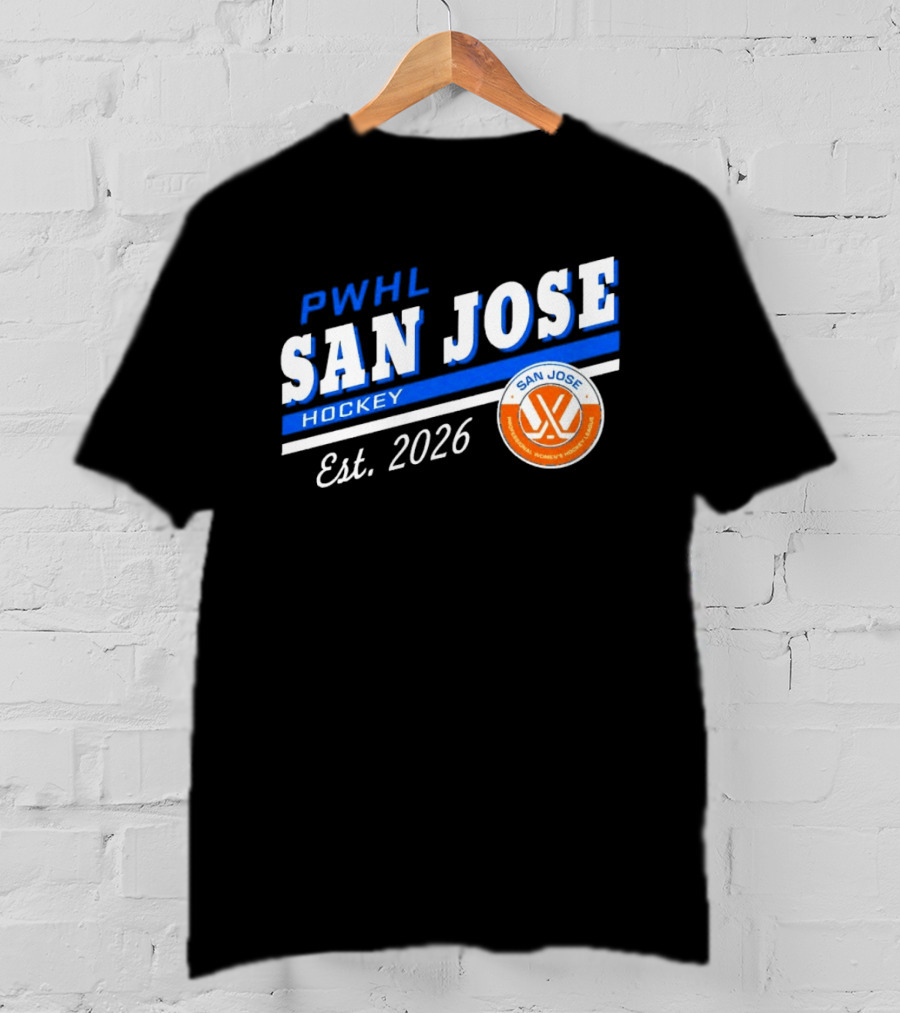 PWHL San Jose Hockey Est 2026 Women's Team T-Shirt