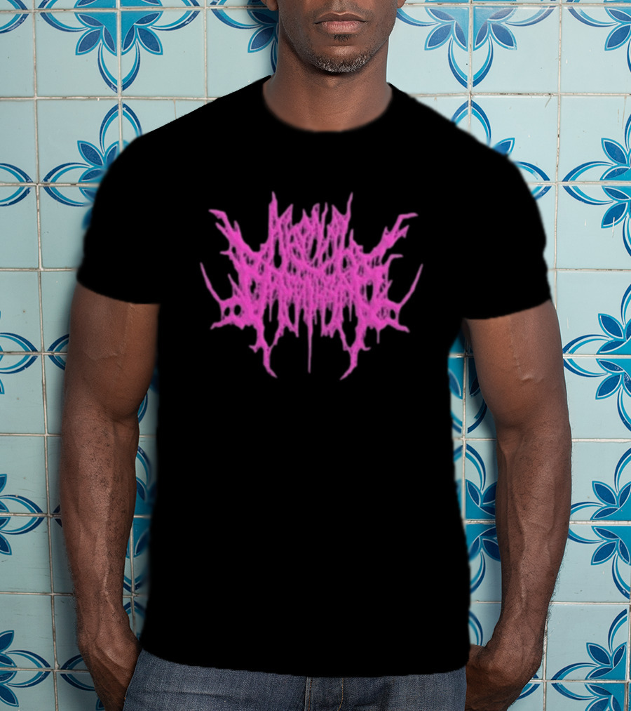 Reality Fade Agonal Breathing Pink Distorted T-Shirt