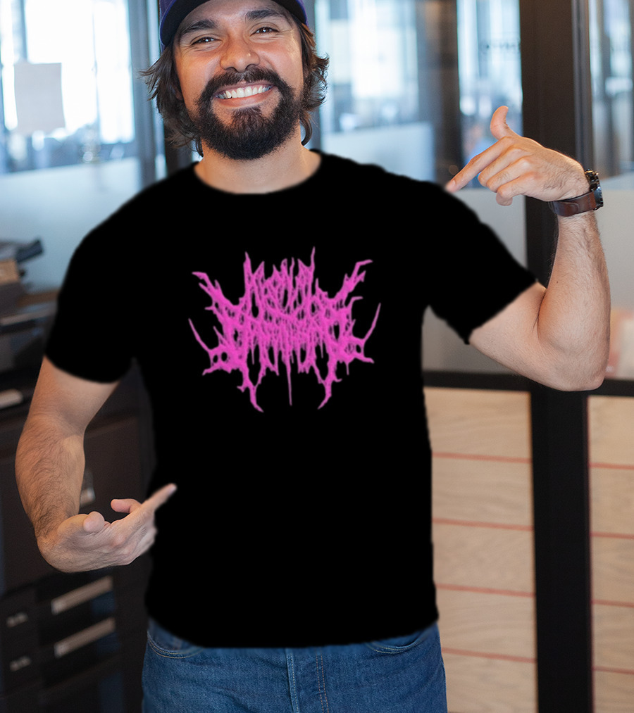 Reality Fade Agonal Breathing Pink Distorted T-Shirt