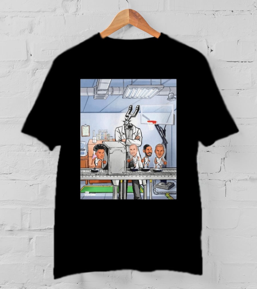 San Antonio Spurs Factory Laboratory Producing Star Players T-Shirt