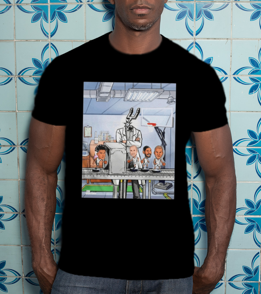 San Antonio Spurs Factory Laboratory Producing Star Players T-Shirt
