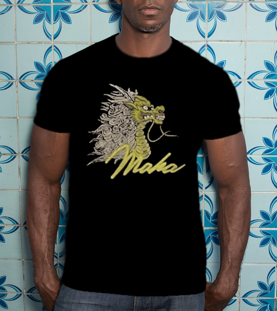 Shelflife Maharishi Year Of The Fire Dragon Motif Make T-Shirt