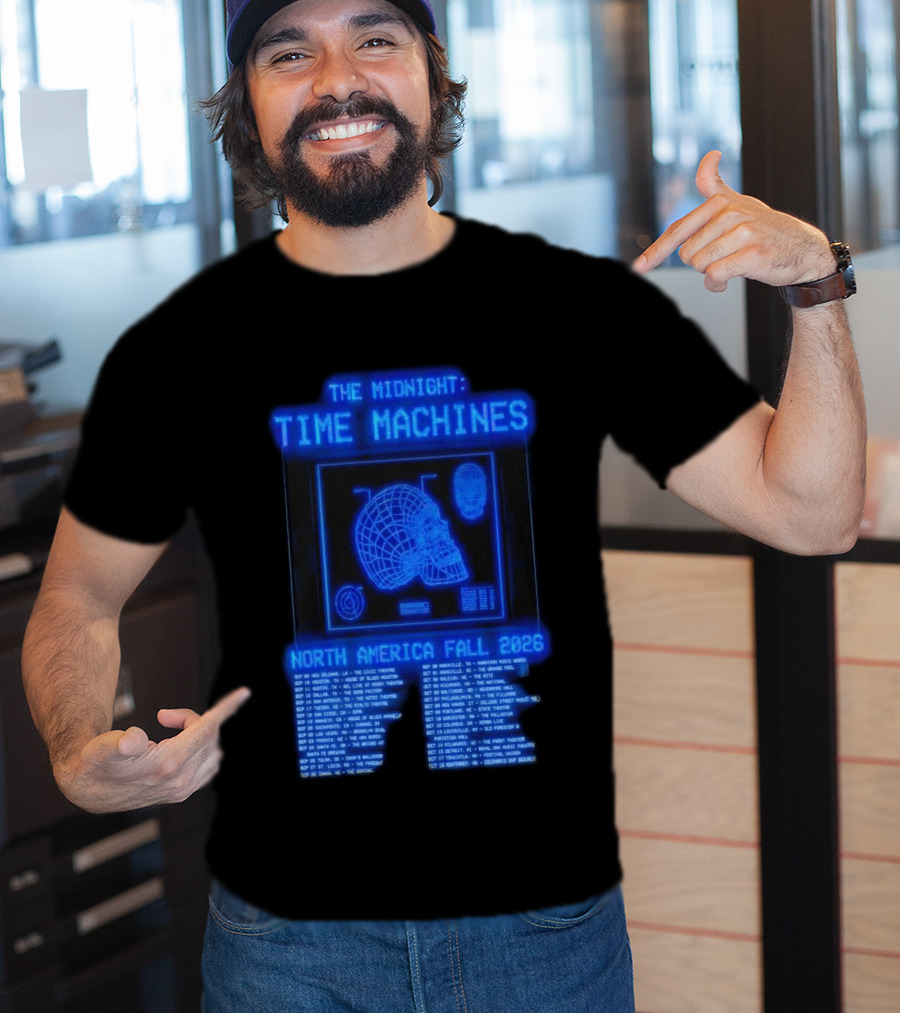 The Midnight Time Machines Tour Dates North America Fall 2026 T-Shirt