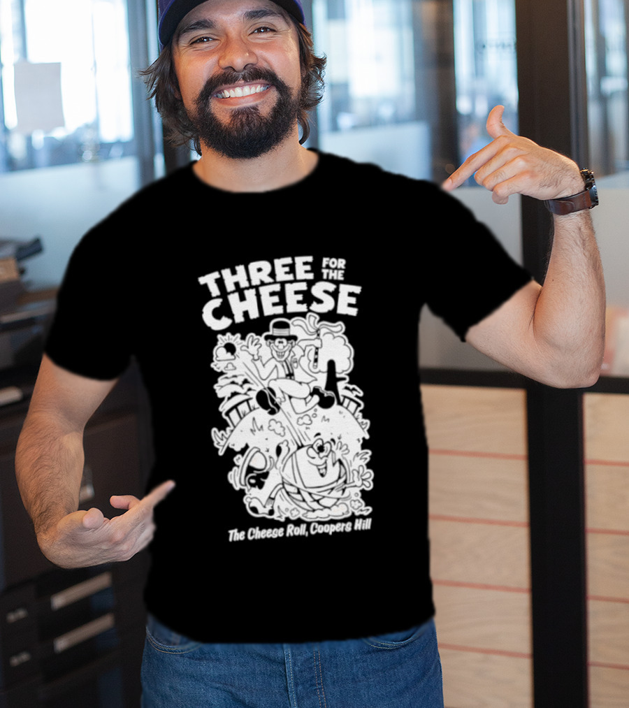 Three For The Cheese Roll Coopers Hill Fun Race Event T-Shirt