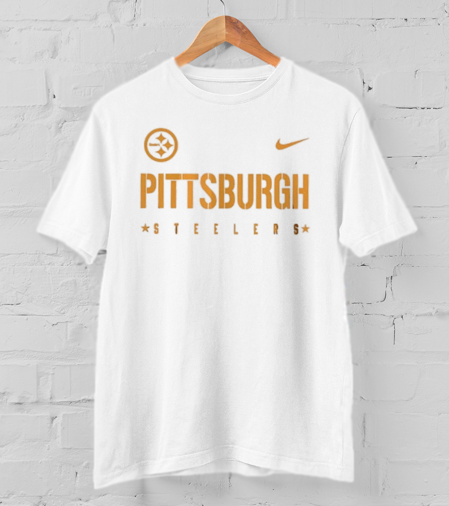 Pittsburgh Steelers Nike Dragon Ball Z Goku Collaboration Two Sided T-Shirt