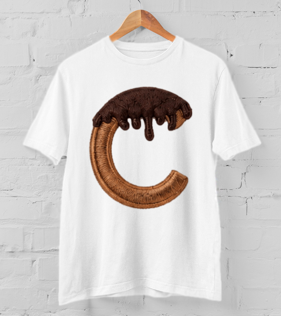 2026 Cubs Chocolate Dipped C Embroidery T-Shirt