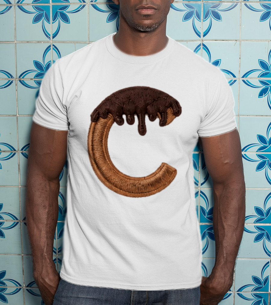 2026 Cubs Chocolate Dipped C Embroidery T-Shirt