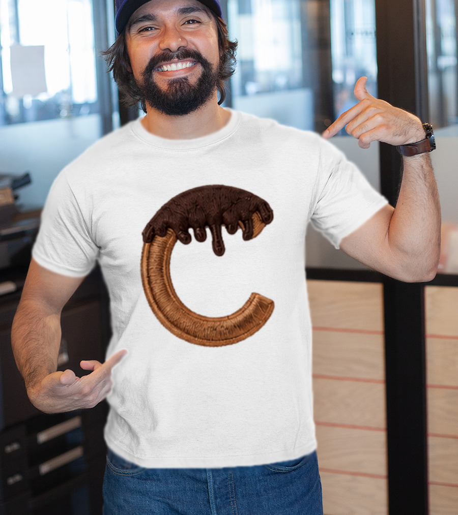 2026 Cubs Chocolate Dipped C Embroidery T-Shirt