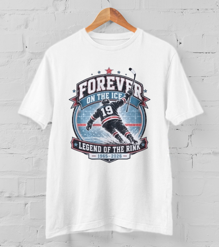 Forever On The Ice Legend Of The Rink 19 1965 2026 T-Shirt