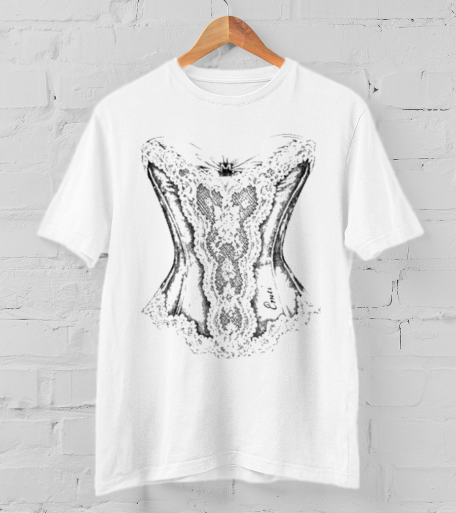 Emei Corset Victorian Lace Aesthetic T-Shirt