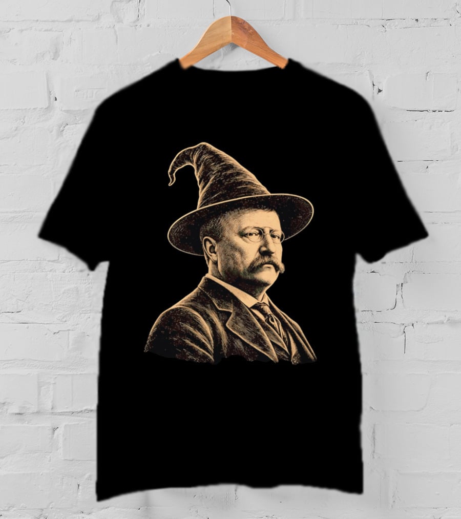 Theodore Roosevelt Wizard Hat T-Shirt