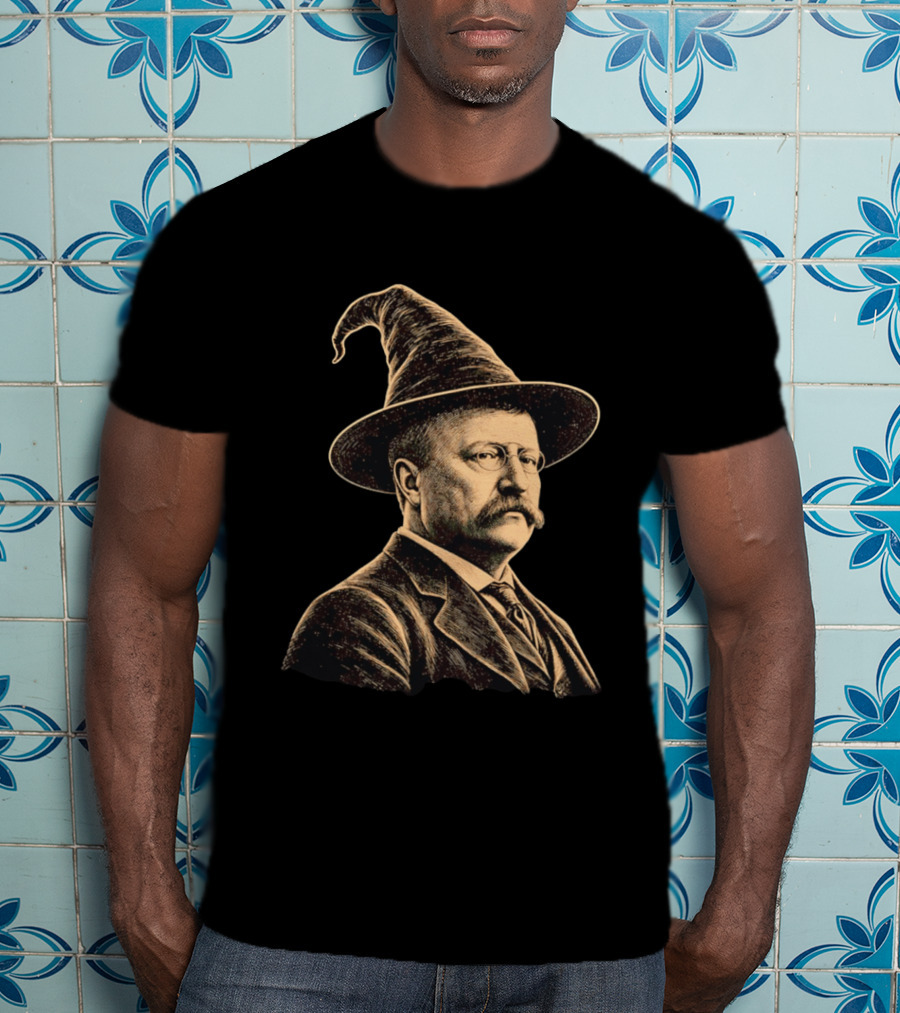 Theodore Roosevelt Wizard Hat T-Shirt