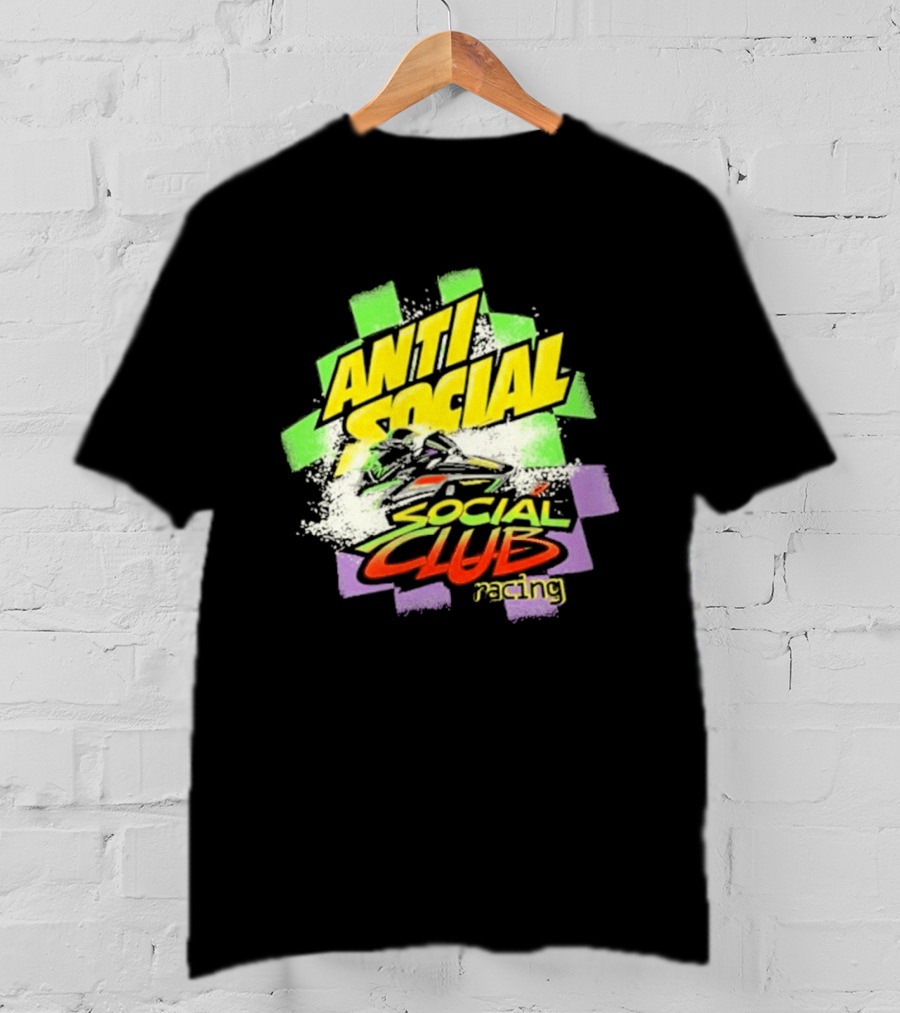 Anti Social Social Club Racing Arctic Snowmobile T-Shirt