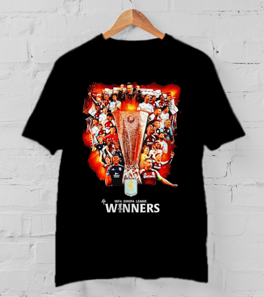 Aston Villa UEFA Europa League 2026 Istanbul Final Champions T-Shirt