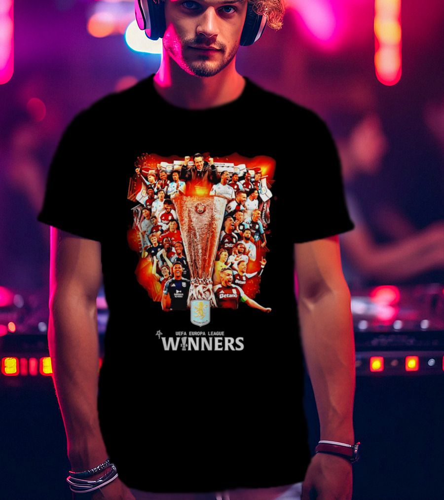 Aston Villa UEFA Europa League 2026 Istanbul Final Champions T-Shirt