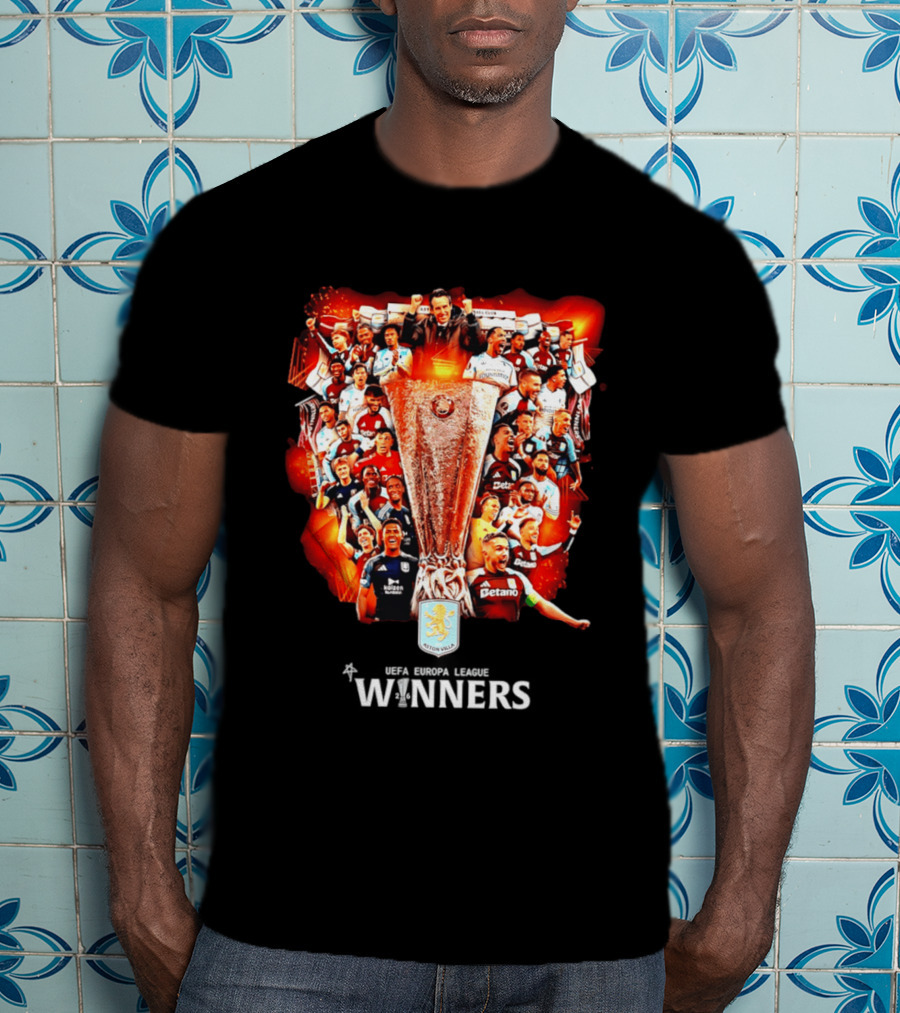Aston Villa UEFA Europa League 2026 Istanbul Final Champions T-Shirt