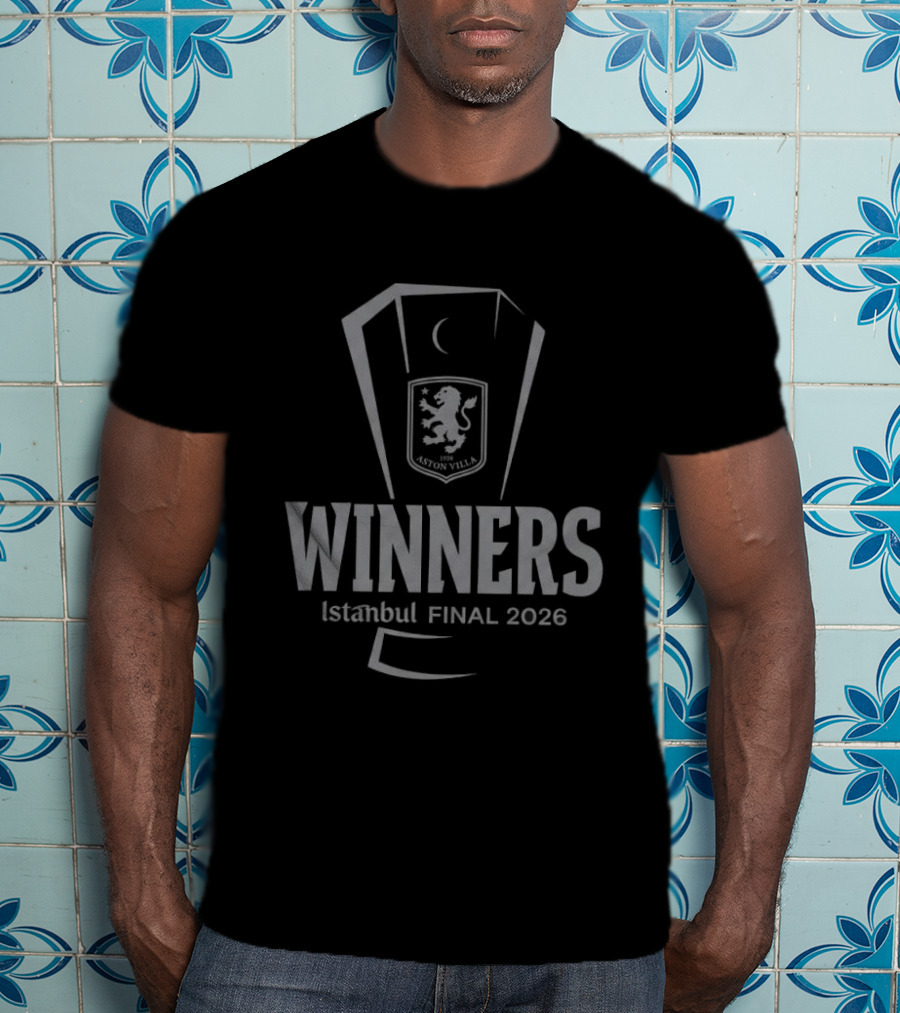 Aston Villa UEFA Europa League Winners Istanbul Final 2026 T-Shirt