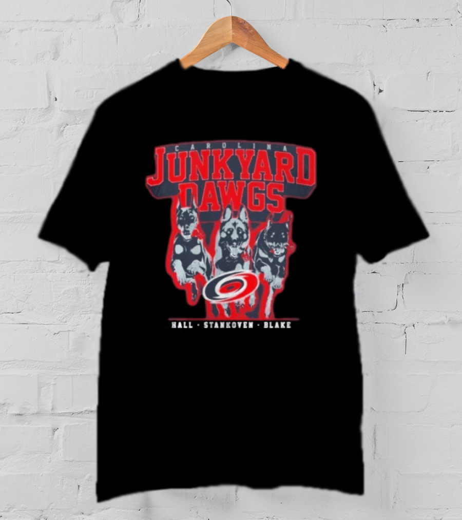 Carolina Junkyard Dawgs Hall Stankoven Blake Hurricanes T-Shirt