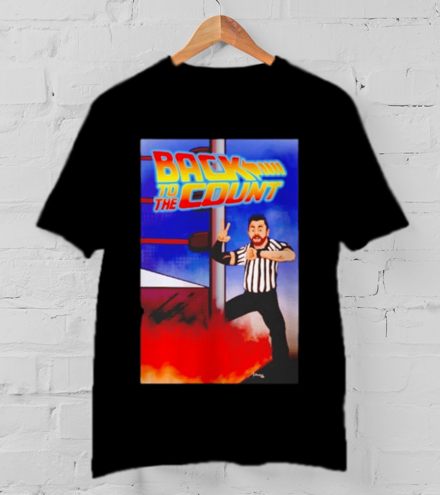 Daniel Spencer Back To The Count Wrestling Referee Nostalgia T-Shirt
