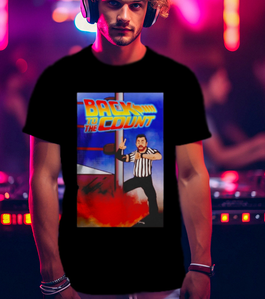 Daniel Spencer Back To The Count Wrestling Referee Nostalgia T-Shirt