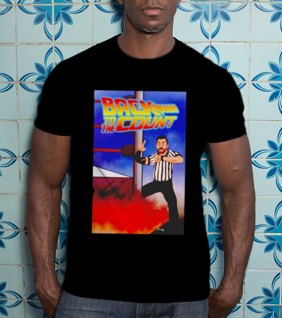 Daniel Spencer Back To The Count Wrestling Referee Nostalgia T-Shirt