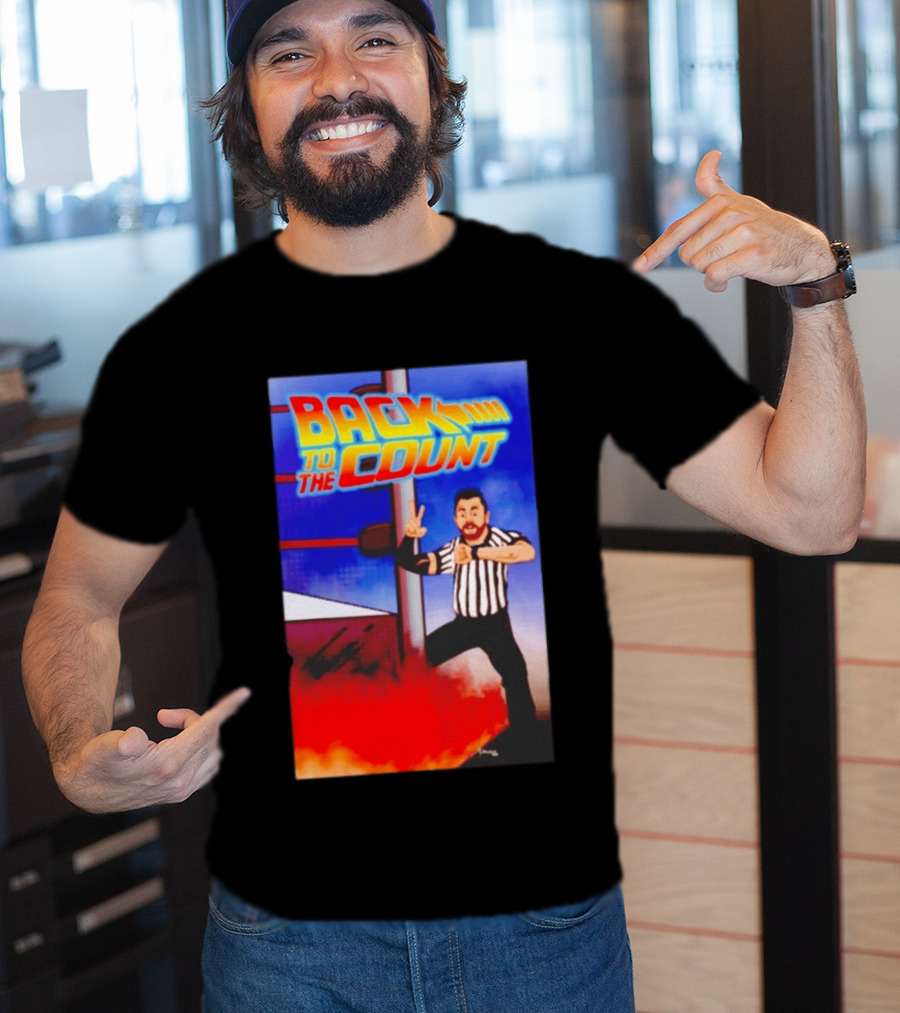 Daniel Spencer Back To The Count Wrestling Referee Nostalgia T-Shirt