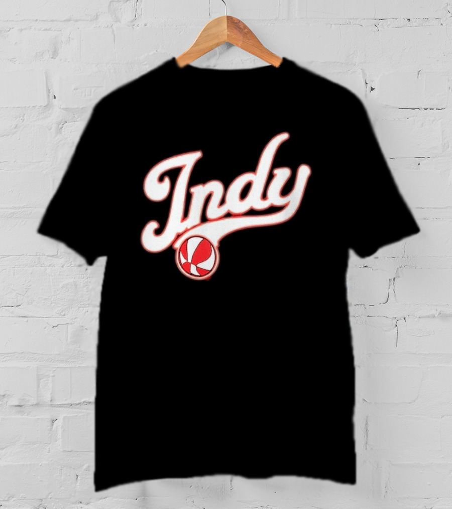 Indy Baseball Red 2023 Casual Classic Sports Style Retro Look T-Shirt