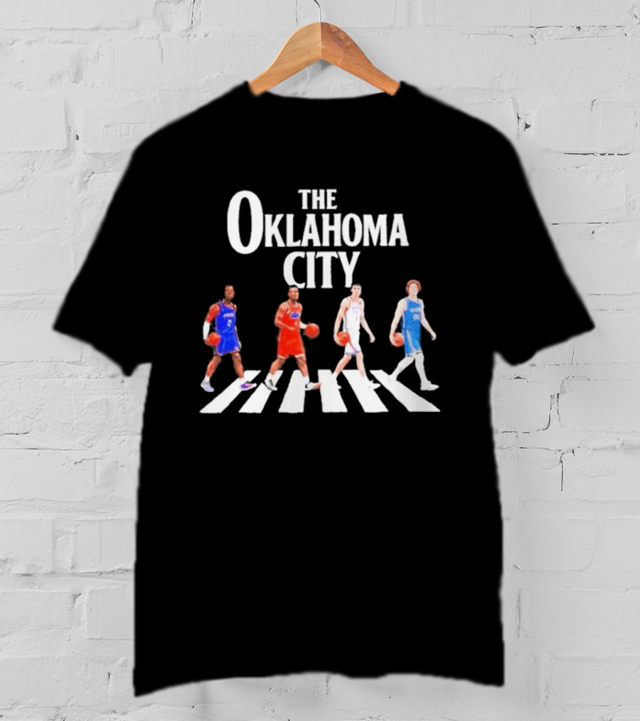 The Oklahoma City Players Abbey Road Basketball T-Shirt