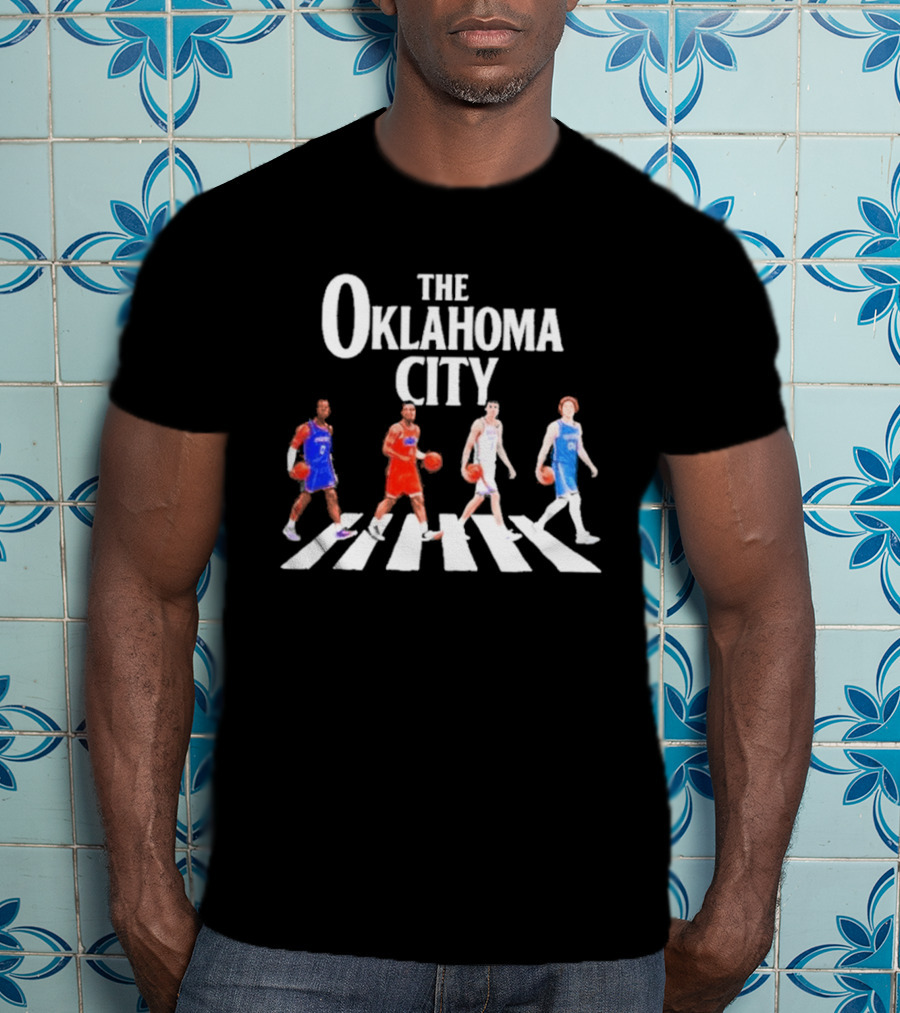 The Oklahoma City Players Abbey Road Basketball T-Shirt