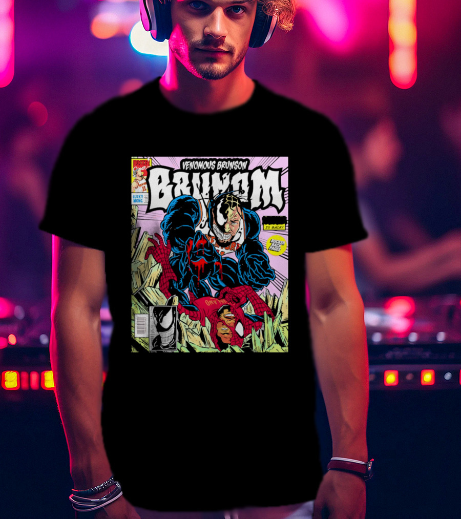 Venomous Brunson Lethal Protector Comic Cover New York Knicks T-Shirt