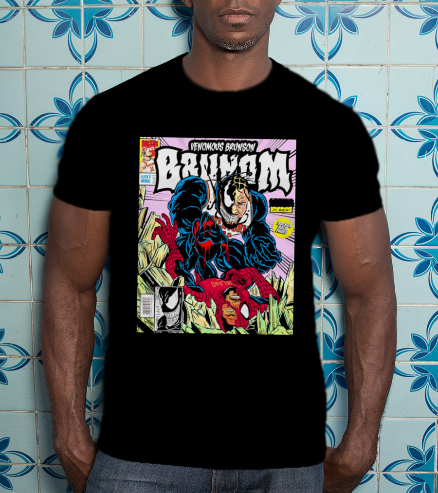 Venomous Brunson Lethal Protector Comic Cover New York Knicks T-Shirt